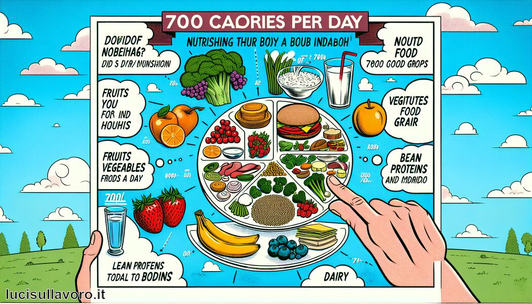 Gestione dell'attività fisica giornaliera -  700 calorie al giorno » Nutrire il corpo con meno