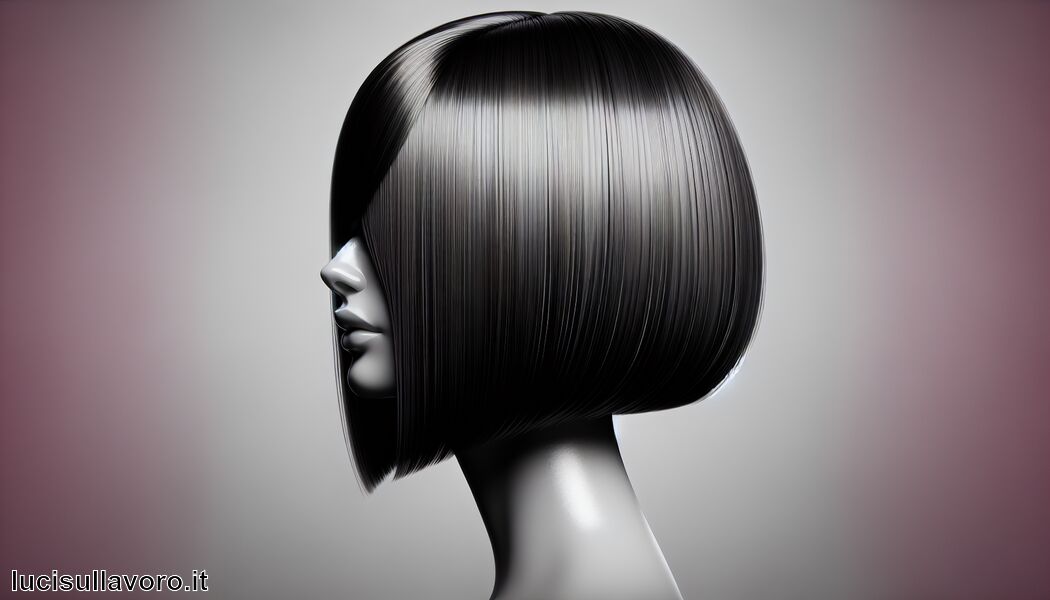 Versatile per diverse acconciature   -  Blunt Bob » Eleganza a Linea Retta