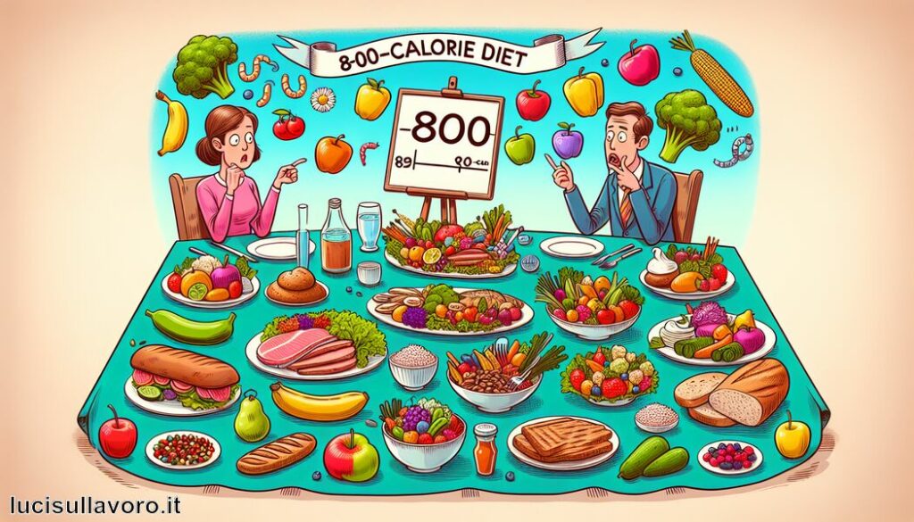 800 calorie al giorno » Dieta a basso contenuto calorico